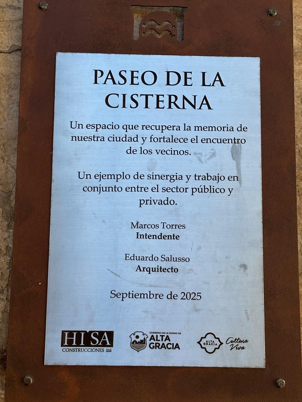 Paseo de la cisterna