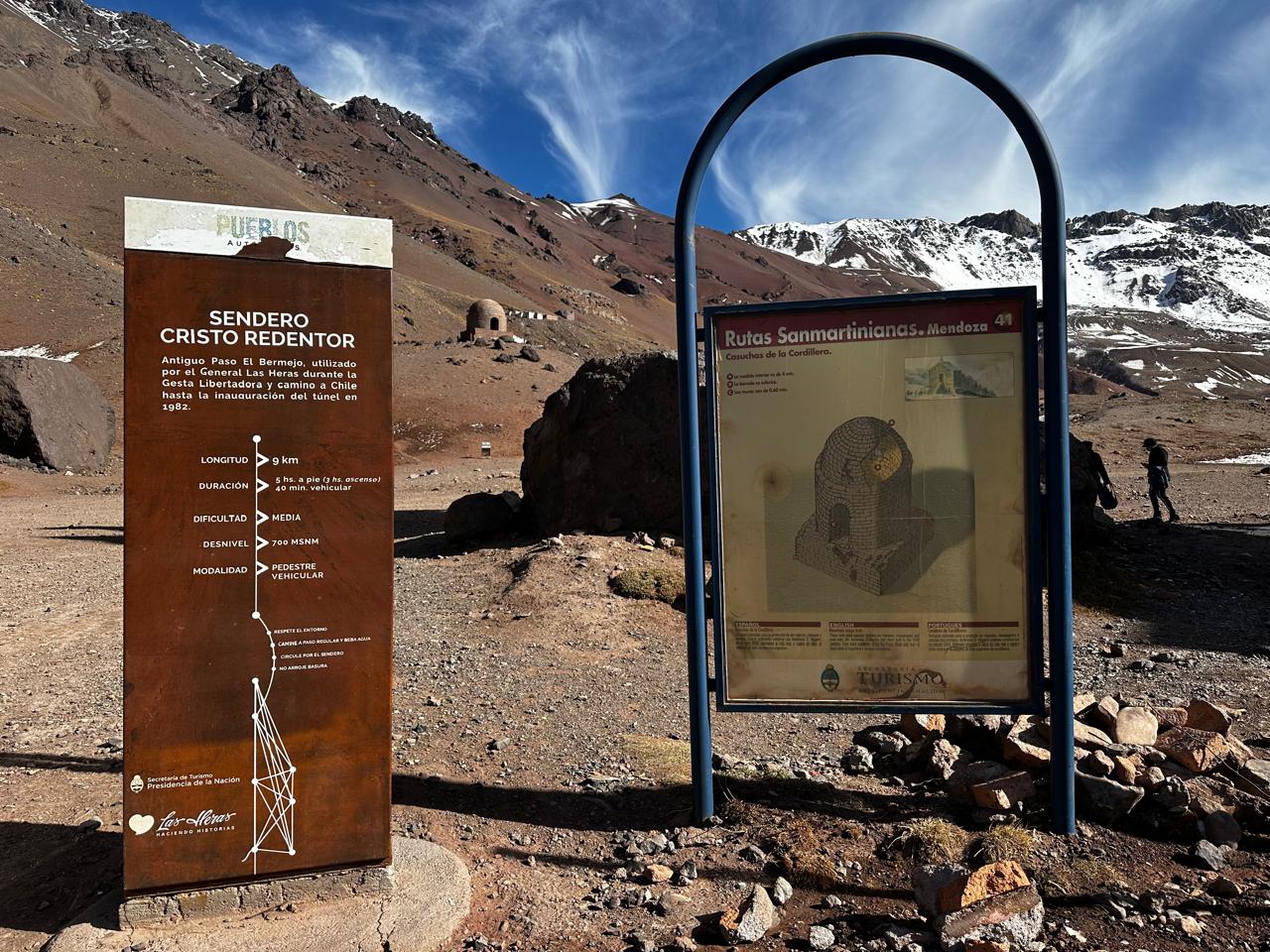 Acceso al Cristo Redentor